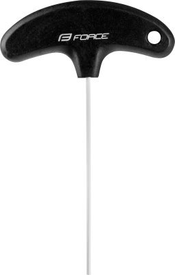 Klíč inbus FORCE 2,5 x100mm, černý