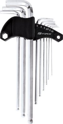 Sada 9 inbusů FORCE PROFI 1,5 -10 mm, v držáku
