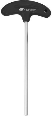 Klíč inbus FORCE 5 x150mm, černý