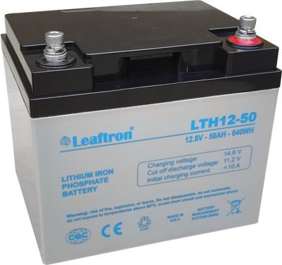 Akumulátor Leaftron 12V, 50Ah (LTH12-50)
