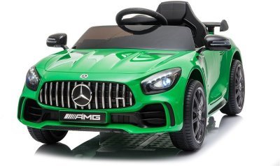Elektrické autíčko BABYMIX Mercedes-Benz GTR-S AMG green