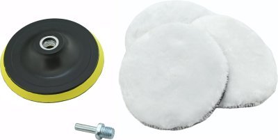 Compass leštící kotouče sada 3ks s unašečem 12cm
