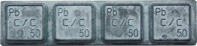 Samolepicí závaží TRUCK Pb 4 x 50g (200 g)