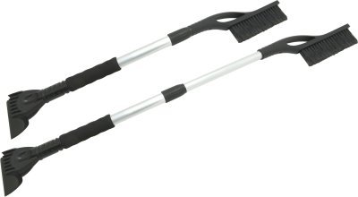 Compass škrabka s košťátkem BLACK teleskopická 77-100cm