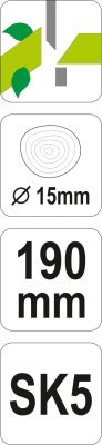 Nůžky prožezávací na květiny a ovoce 190mm Flo TO-99240