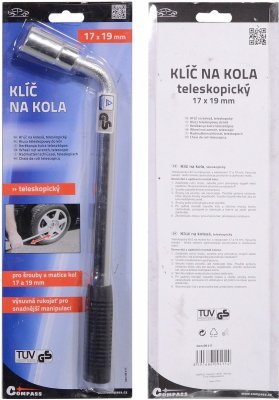 Klíč na kola 17-19 mm TÜV, GS Compass