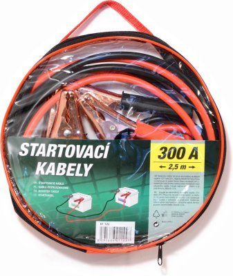 Compass startovací kabely 300A 2,5m ZIPPER BAG