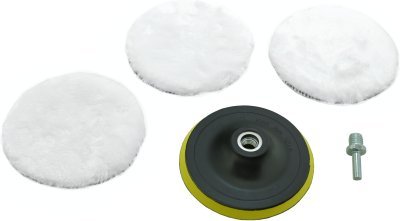Compass leštící kotouče sada 3ks s unašečem 12cm