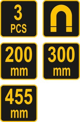 Sada magnetických držáků nářadí 3ks Vorel