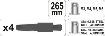 Vorel ruční nýtovačka M3-M6 TO-70270