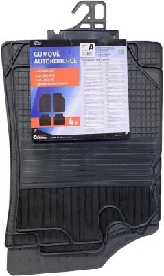 Autokoberce Compass gumové sada 4ks UNI A