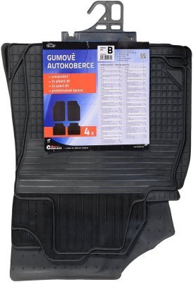 Autokoberce Compass gumové sada 4ks UNI B
