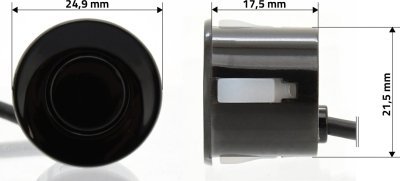 Parkovací asistent 4 senzory, LED display Compass