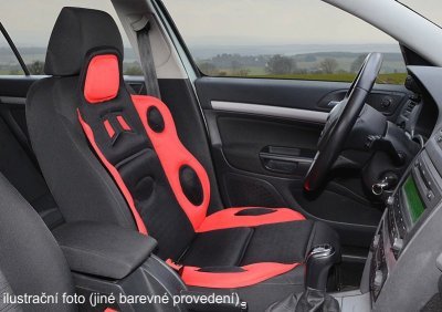 Potah sedadla RACE černo-modrý Compass