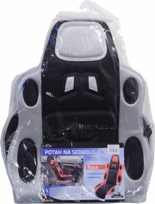 Potah sedadla RACE černo-šedý Compass
