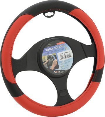 Potah volantu COLOR LINE červený Compass