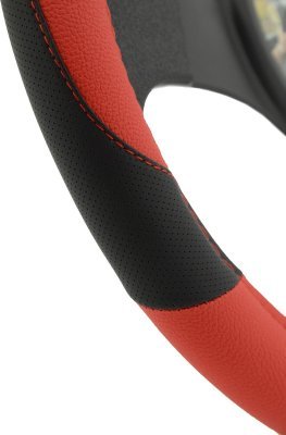 Potah volantu COLOR LINE červený Compass