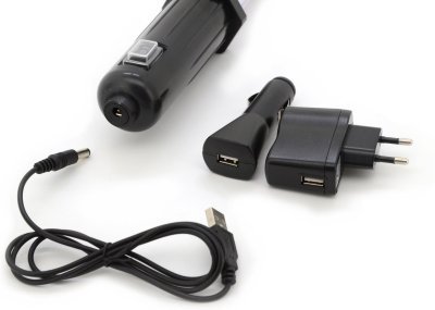 Compass svítilna montážní 27+7led nabíjecí 12/230v li-on 1200mah