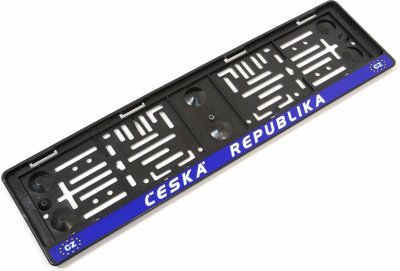 Podložka pod SPZ  ČR-EU Compass