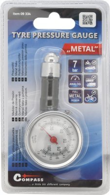 Compass pneuměřič metal 7 bar