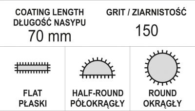 Yato Sada pilníků jehlových diamantových 5 x 180 mm 3 ks