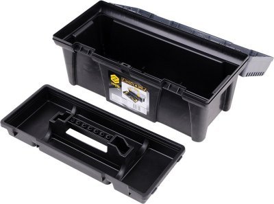 Box na nářadí Vorel plastový 20", 2 zámky, šedé víko 50cm