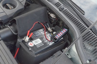 Compass tester autobaterie a alternátoru 12v