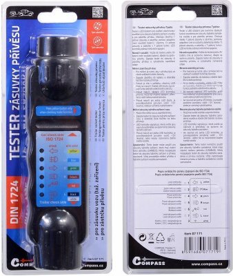 Compass tester zásuvky přívěsu 7pólů