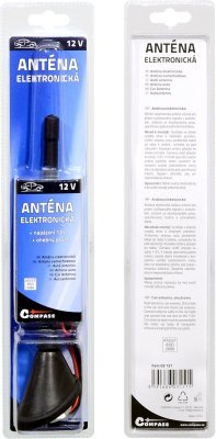 Compass anténa elektronická 12v gumová