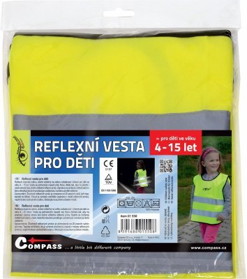 Compass vesta výstražná žlutá dětská s.o.r.