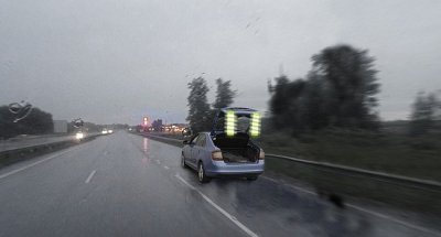 Compass reflexní pás s magnety žlutý 2ks