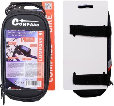 Compass cyklotaška nad rám přední vidlice + PHONE