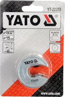 Yato Řezač trubek 15 mm PVC, Al, Cu