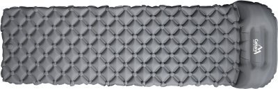 Karimatka nafukovací Cattara CRYSTAL 195x58x5cm šedá