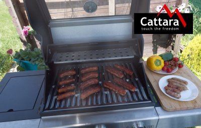 Gril plynový Cattara WINDOW 3+1 pojízdný