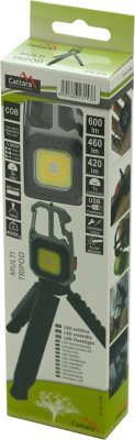 Svítilna COB 600lm MULTI TRIPOD se stojánkem Cattara 13153