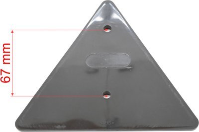 Compass odrazka trojúhelník 15cm E homologace 1ks