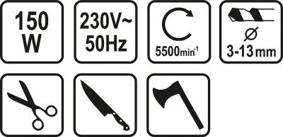 Ostřič multifunkční 230V 150W Sthor TO-73473