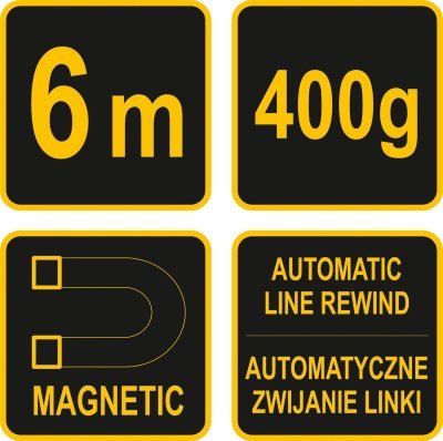 Olovnice magnetická 400 g 6m Vorel TO-17310