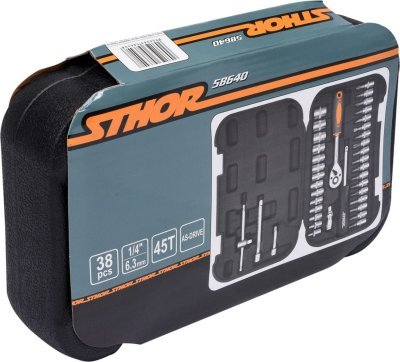 Gola sada STHOR 1/4" 38 ks Sthor TO-58640