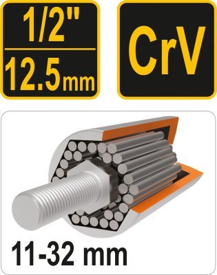 Nástavec univerzální 1/2" Vorel TO-53003