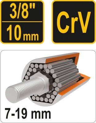 Nástavec univerzální 3/8" Vorel TO-53002