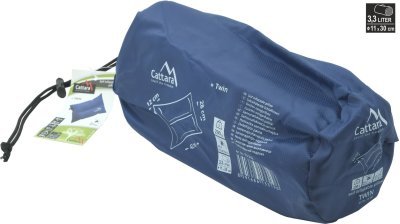 Polštář samonafukovací Cattara TWIN 42x28x12cm modrý