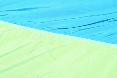 Houpací síť NYLON 275x137cm zeleno-modrá Cattara 13566