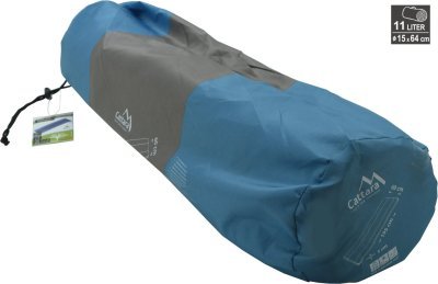 Karimatka samonafukovací Cattara 195x60x5cm modro-šedá