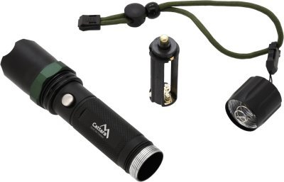 Svítilňa vrecková LED 150lm ZOOM 3 funkcie Cattara 13162