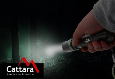 Svítilňa vrecková LED 150lm ZOOM 3 funkcie Cattara 13162