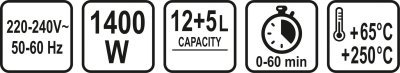 Halogenová trouba 17L BLACK Lund TO-67640
