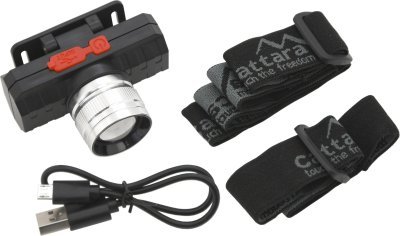 Čelovka SCORPION 90lm XPE ZOOM Cattara nabíjecí