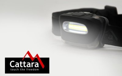 Čelovka HORNET 130lm COB Cattara 3xAAA